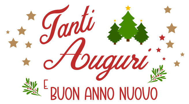 Tanti Auguri e Buone Feste , vi auguriamo un felice anno nuovo e un buon inizio scritta auguri buone feste natale capodanno felice e buon anno nuovo