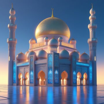 a lush 3D render of a majes