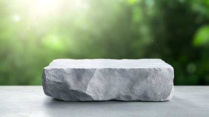 Gray stone on gray surface outdoors.