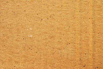 Brown corrugated cardboard texture as background