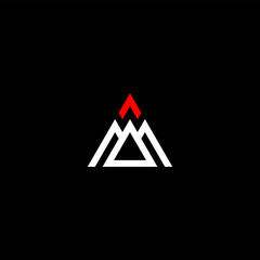 Letter M or Mountain Logo Design Template. Suitable for your design need, logo, illustration, animation, etc.
