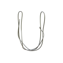 Metalic Wire 3D Alphabet or PNG Letters