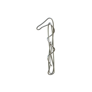 Metalic Wire 3D Alphabet or PNG Letters
