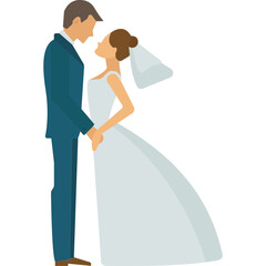 Couple Icon Flat Style &ndash; Valentine&rsquo;s Day Love, Romantic Relationship, Togetherness Symbol