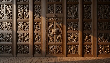 old wooden door in a church