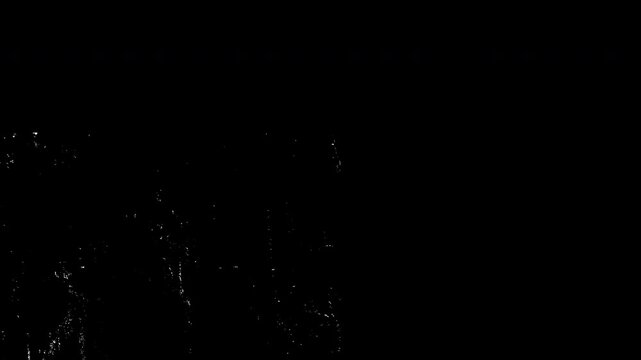 Dark and moody 4K background with vintage grain and old film retro particles.