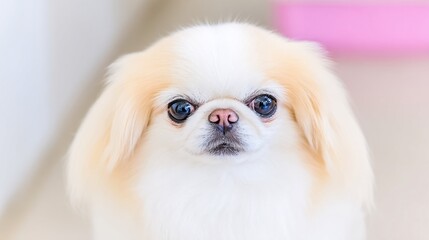 Obraz premium Adorable Pekingese Dog Portrait