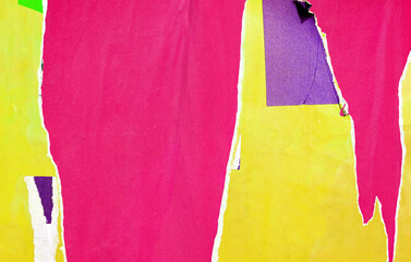 Posters old colorful ripped torn grunge backgrounds creased crumpled paper backdrop surface placard...