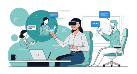 Futuristic collaboration: Team engagement with virtual reality and remote conferencing tools