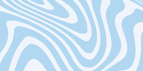 Obraz premium Abstract background seamless pattern with colorful waves. Trendy vector illustration in retro psychedelic style