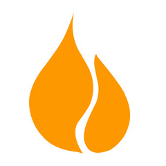Fire icon vector 