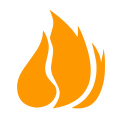 Fire icon vector 