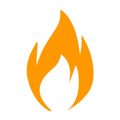Fire icon vector 