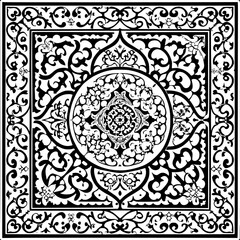 ornamental round frame