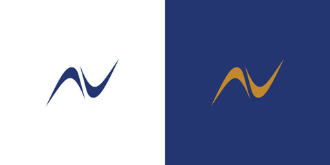 Modern and elegant N logo design