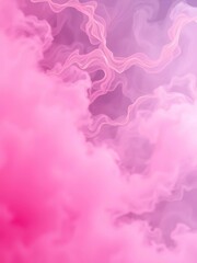 Fototapeta premium Swirling ethereal mist in shades of pink and gold, dreamlike and luminous, dreamlike, ethereal