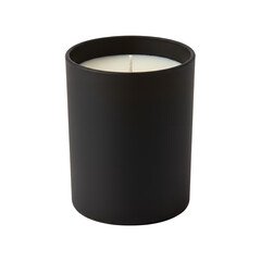 黒のマットガラスのキャンドル