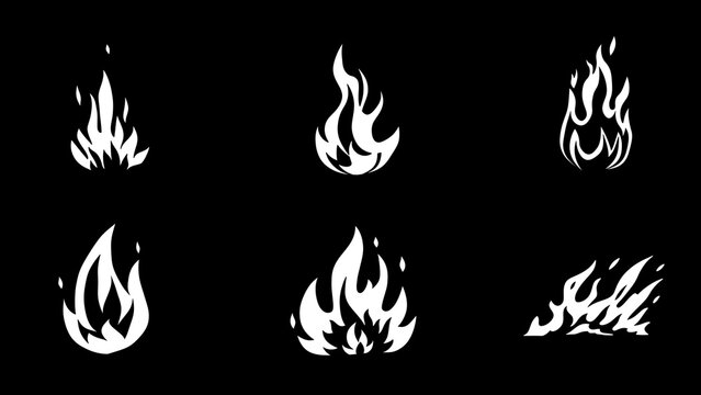 Animated Stickers Fire