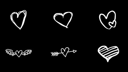 Animated Stickers Hearts