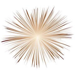 Obraz premium Festive fireworks icon. Vector EPS 10/AI
