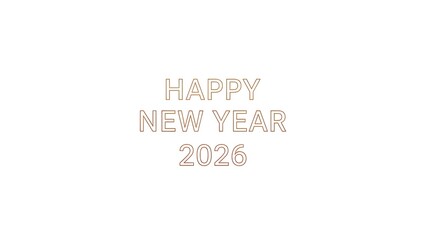 An illuminated neon sign design concept from 2026 features text illustrating a night of business success love and money for the new year happy new year 2026
new year 2026