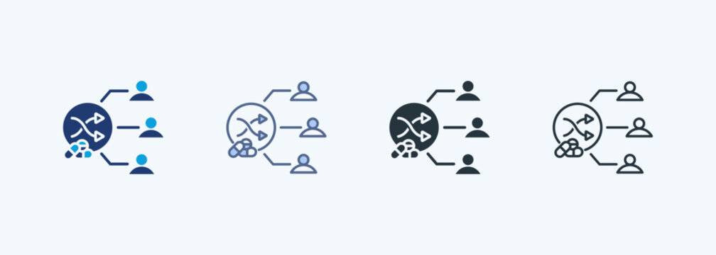 Randomization Multiple Style Icon Collection