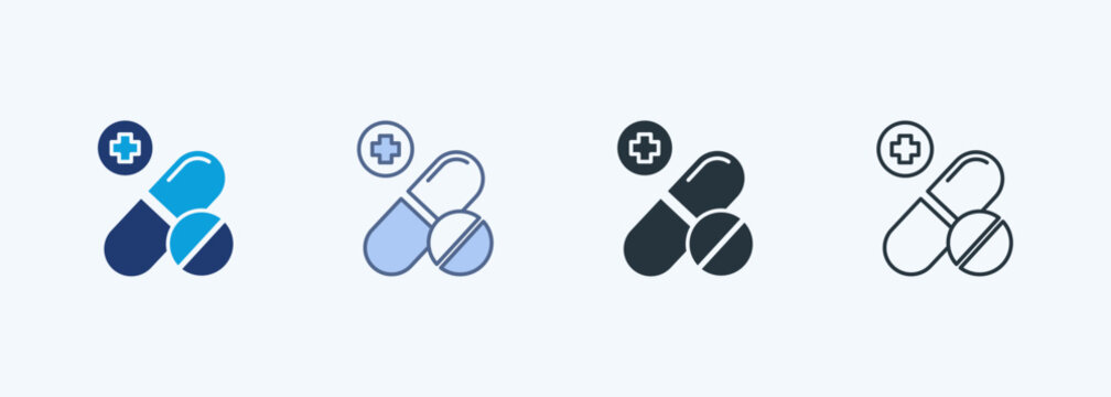 Placebo Pill Multiple Style Icon Collection