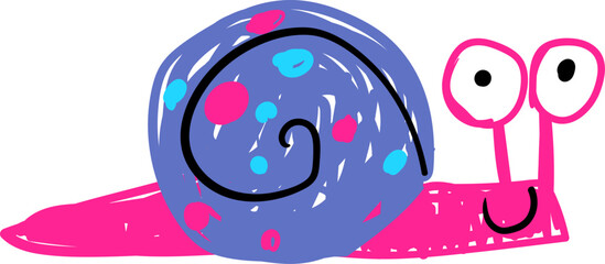 Colorful Snail © klyaksun