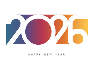 Festive 2026 Happy New Year PNG Design Transparent Background for Celebrations and Greetings © Model it