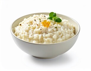 Warm creamy risotto displayed in soft balanced light as smooth textures shine gently with subtle aromatic warmth rising quietly