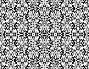 black and white seamless pattern  background.