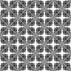 black and white star seamless damask wallpaper pattern background .