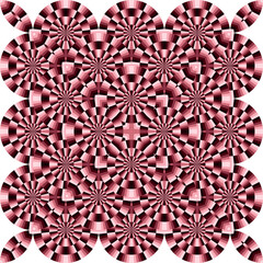 op art creative pattern, ornament, abstract floral background, original vector decoration