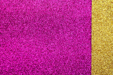 Fototapeta premium Abstract gold and pink glitter sparkle texture background
