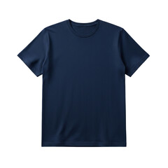 Naklejka premium Plain dark blue t-shirt
