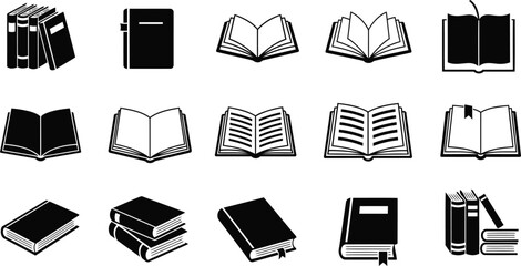 Education Book Icon for School College University Learning and Teaching Concept