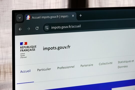 Page site web impots.gouv.fr	