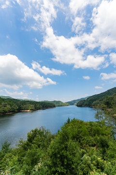 lake and clouds