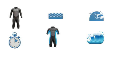 Wetsuits and Ocean Waves Collection