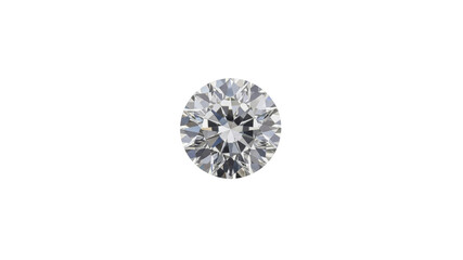 Diamond solitaire brilliant cut close up