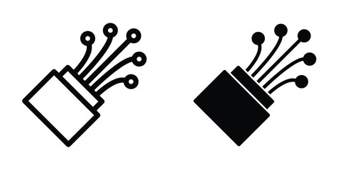 Cable icon design template