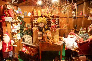 Illuminations de No&euml;l &agrave; B&eacute;ziers dans le d&eacute;partement de l'H&eacute;rault en r&eacute;gion Occitanie - France
