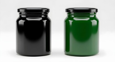 Black Cosmetic and Medical Bottle Mockup