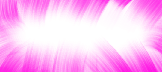 Abstract digital artwork with a vivid pink and white color scheme. Radiating lines create