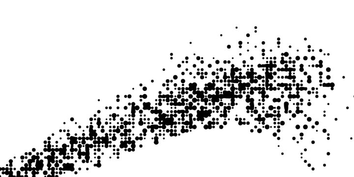 Halftone dotted abstract background. Grain gradient texture background with dots. Noise Stipple pointillism pattern. Sand, grain, grunge stipple effect.