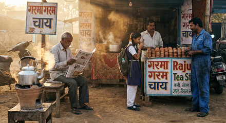 Morning Chai, Same Spot Every Day