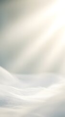 Obraz premium Soft white abstract background with gentle curves