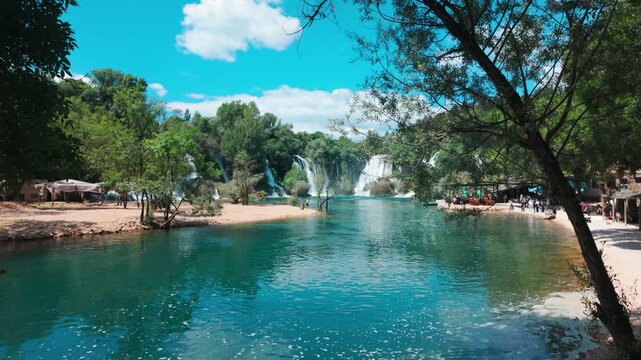 Kravica Waterfall in Bosnia and Herzegovina
