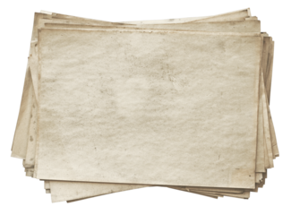 Vintage Stacked Paper Sheets for Background Use