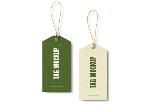 Two Tag Label Mockup